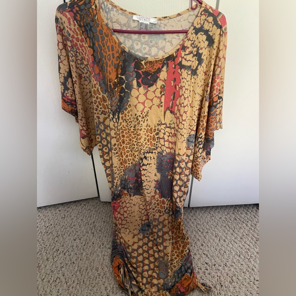 VENUS cold shoulder, adjustable dress. Super comfy!